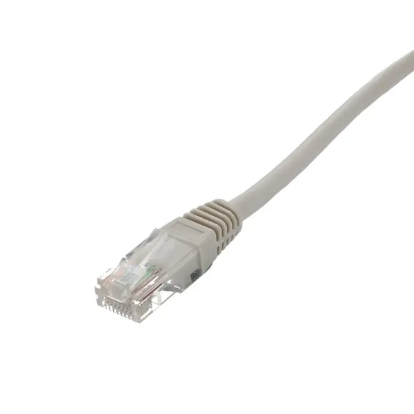 Set 5 x Cablu UTP Well, cat 5e, Patch Cord, 1m, Gri