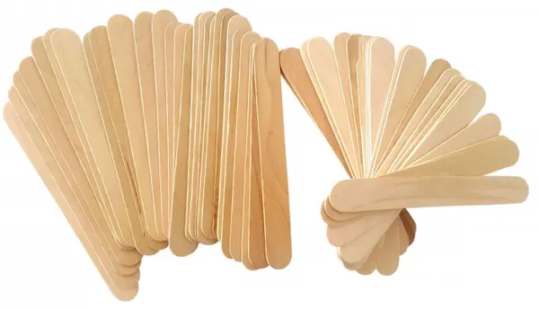 Set 50 bete din lemn pentru activitati crafts,14.5x2cm