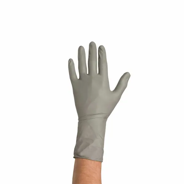 Set 50 manusi nitril nepudrate, marimea XL, culoare gri, COLAD