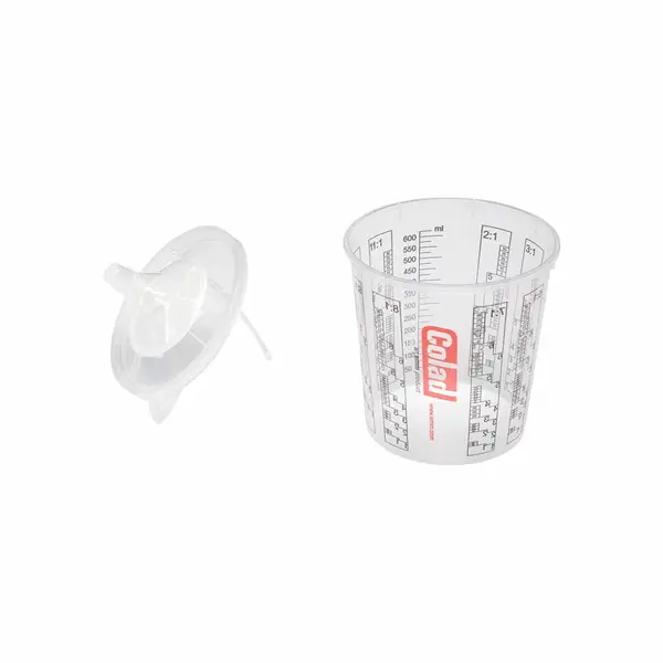 Set 50 pahare cu 50 capace cu sita 90 microni Snap Lid, 700ml sistem PPS COLAD
