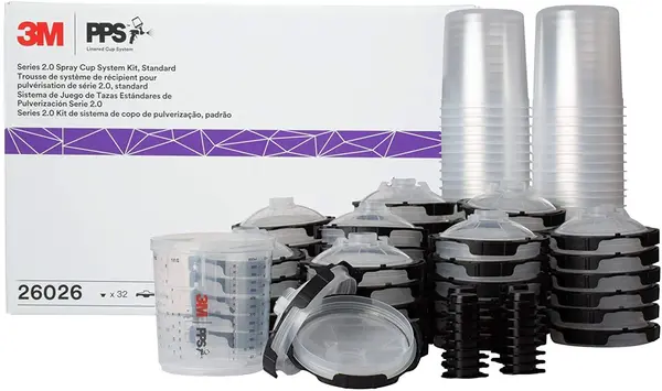 Set 50 PPS 2.0 standard 650ml cu 50 capace, sita 125 microni, 3M