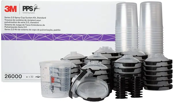 Set 50 PPS 2.0 standard 650ml cu 50 capace,sita 200 microni, 3M