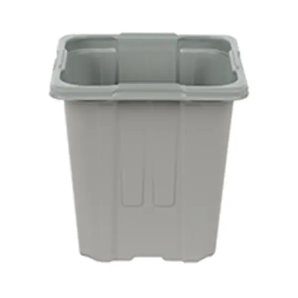 Set 56 x Ghiveci Productie, Sectiune Patrata, 8 x 8 x 8 cm / 306 cc, Gri
