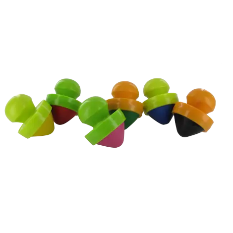 Set 6 creioane cu suport ergonomic pentru incepatori