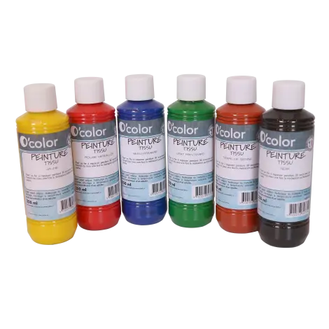 Set 6 culori pentru pictura pe materiale textile