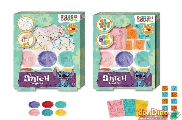 Set 6 culori si 9 forme - Stitch | Canenco
