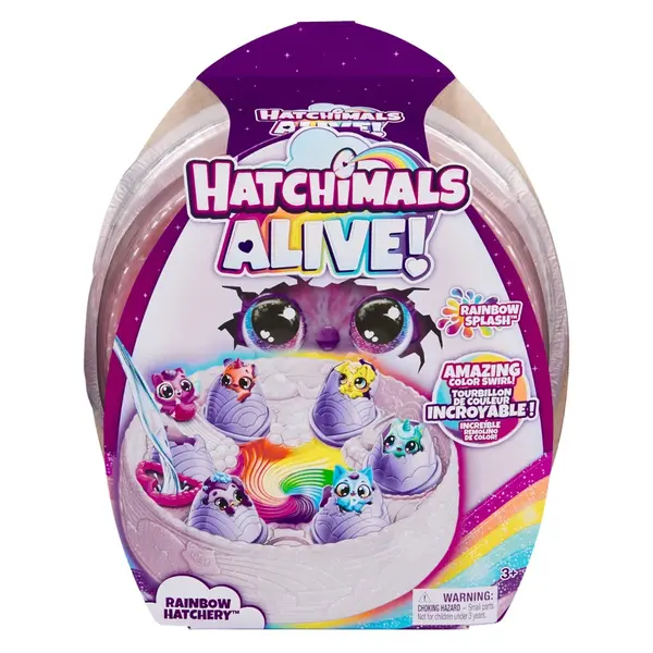 Set 6 figurine surpriza Hatchimals, Rainbow, 6070168