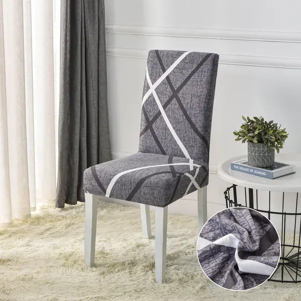 Set 6 huse universale, elastice, pentru scaun