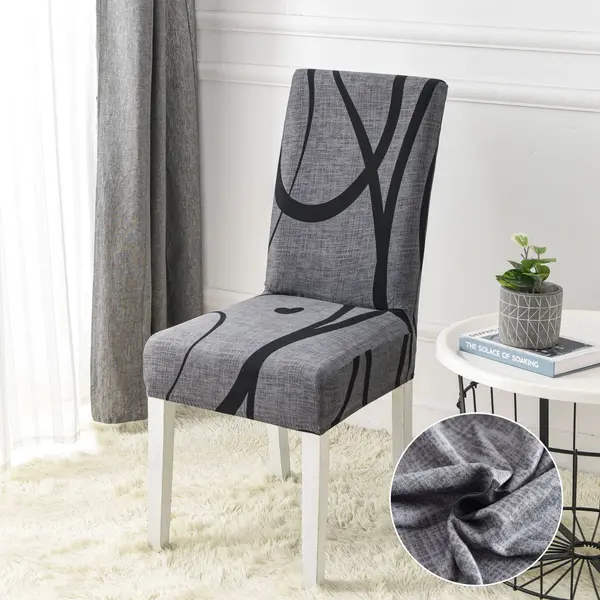 Set 6 huse universale, elastice, pentru scaun