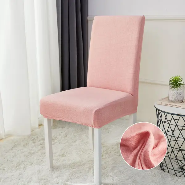 Set 6 huse universale pentru scaun, ELASTICE, Jojo Home, Roz, uni