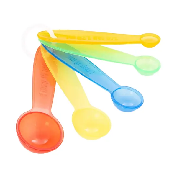 Set 6 linguri colorate pentru masurare