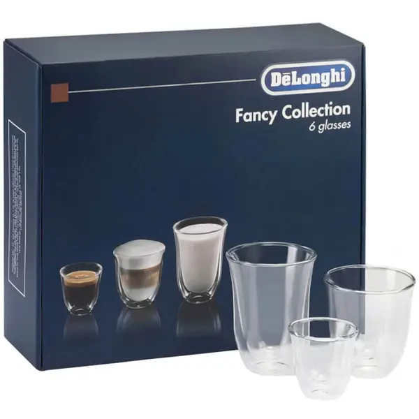 Set 6 pahare De'Longhi Mix, 60/190/220 ml