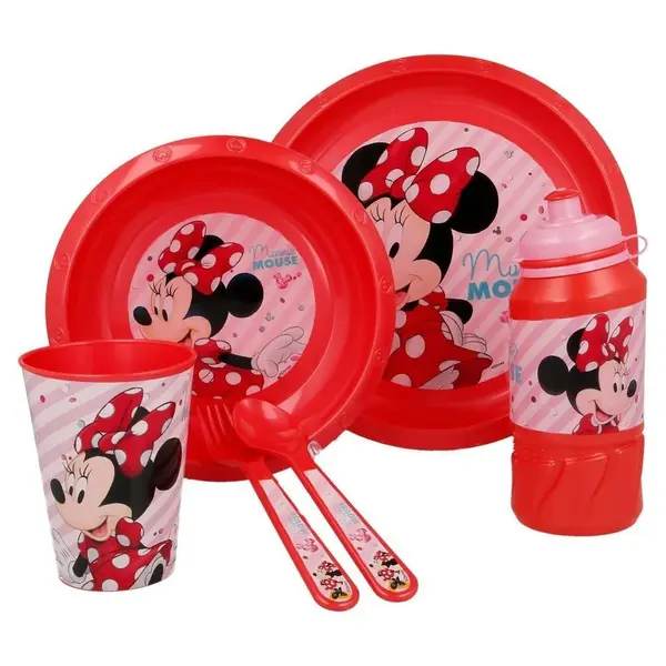 Set 6 Piese Gift Box Minnie Electric Doll