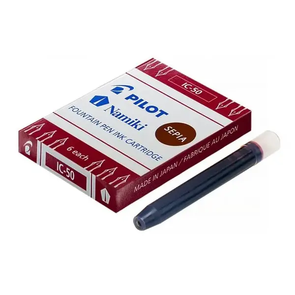 Set 6 rezerve cerneala pentru stilou Pilot rosu Set 6 rezerve cerneala pentru stilou Pilot rosu sepia