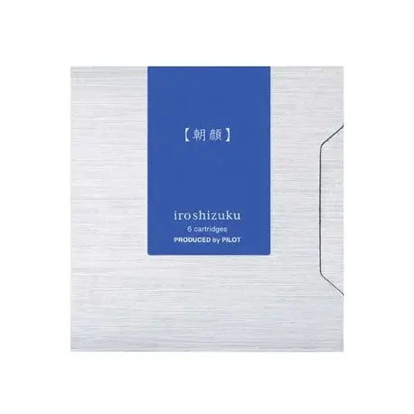 Set 6 Rezerve cerneala Pilot Iroshizuku albastru Asa-Gao