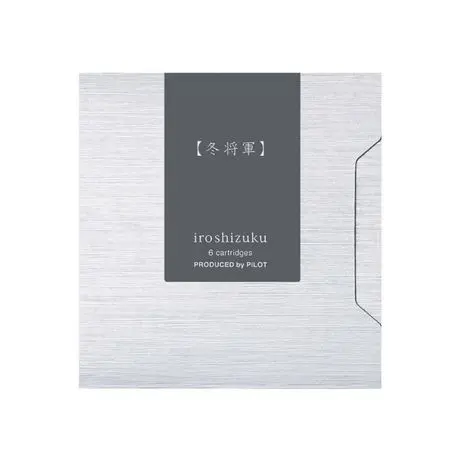 Set 6 Rezerve cerneala Pilot Iroshizuku gri Fuyu-Syogun