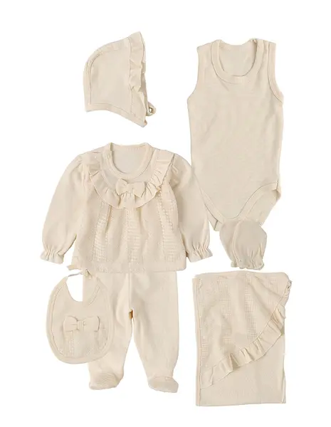 Set 7 piese, Bebe Dream, model crem