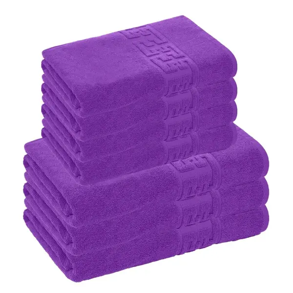 Set 7 Prosoape, Bumbac 100%, 550g m ²
