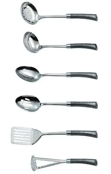 Set 7 ustensile pentru bucatarie Zokura Z1023 (Inox)