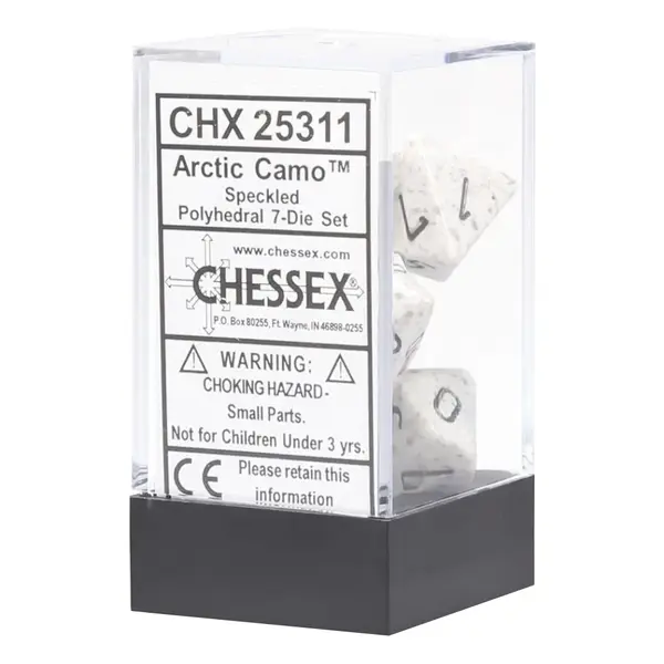 Set 7 Zaruri Chessex Speckled Polyhedral - Arctic Camo