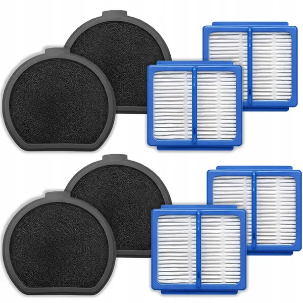 Set 8 Filtre NewEvo Pentru Aspirator Electrolux Pure Q9 PQ91 PQ92, AEG QX9-1, Compatibile, Filtrare Eficienta, 4 Filtre Praf, 4 Filtre Motor
