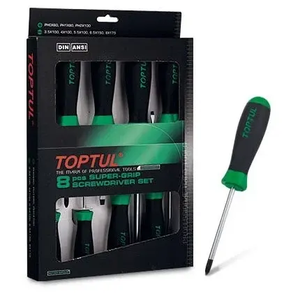 Set 8 surubelnite, Toptul