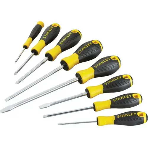 Set 8 suruberlnite Stanley Essential STHT0-60210 (Galben/Negru)