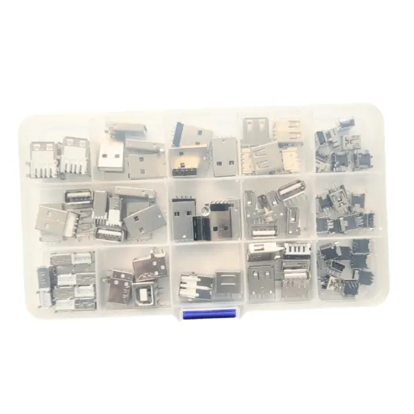 Set 82 conectori USB pentru incarcatoare si dispozitive electronice, Bitmi 12323