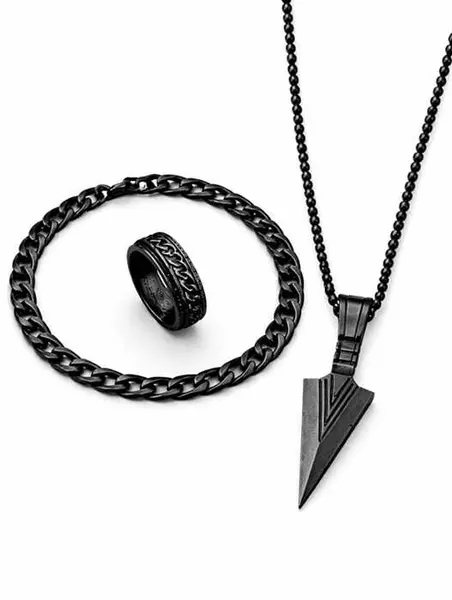 Set Accesorii Bărbați Negru – Cadou Modern Pentru El