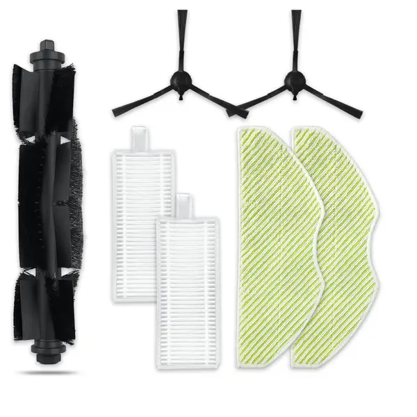 Set accesorii PAA-home®, compatibil cu aspiratoarele Rowenta X-Plorer S75 Animal & Allergy RR8567WH si X-Plorer S75 S+ RR8587WH 2 filtre, 2 perii late