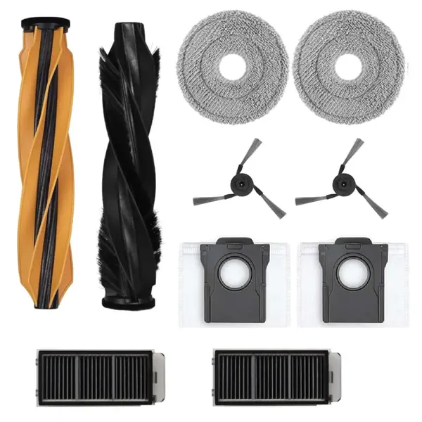 Set accesorii PAA-home, compatibile cu aspiratoarele Dreame X50 Ultra Complete / L40s Pro Ultra / L50 Pro Ultra, continut: 2 lavete, 2 filtre, 2 perii