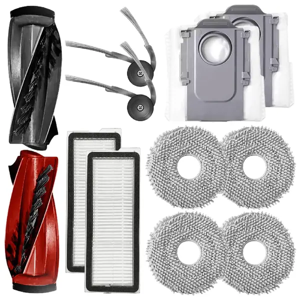 Set accesorii PAA-home compatibile cu Roborock Qrevo C PRO, intretinere completa, 10 piese