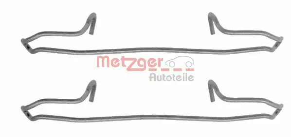 Set accesorii, placute frana METZGER 109-1159
