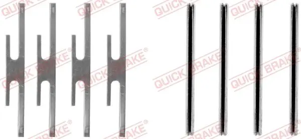 Set accesorii, placute frana QUICK BRAKE 109-1012