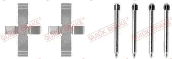Set accesorii, placute frana QUICK BRAKE 109-1076