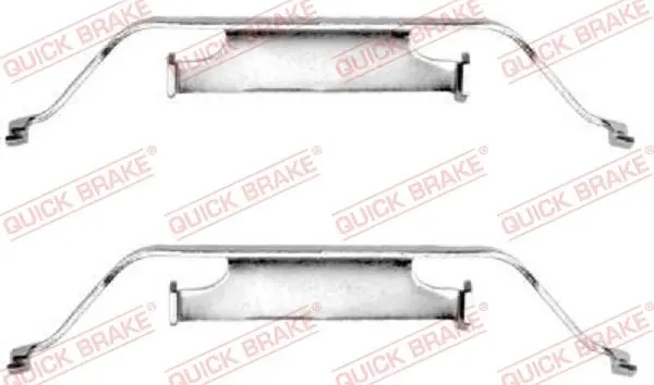 Set accesorii, placute frana QUICK BRAKE 109-1096