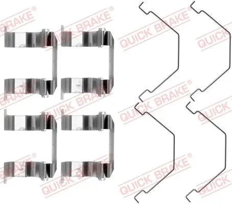Set accesorii, placute frana QUICK BRAKE 109-1158