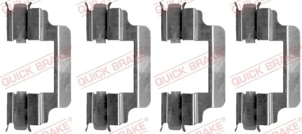Set accesorii, placute frana QUICK BRAKE 109-1231
