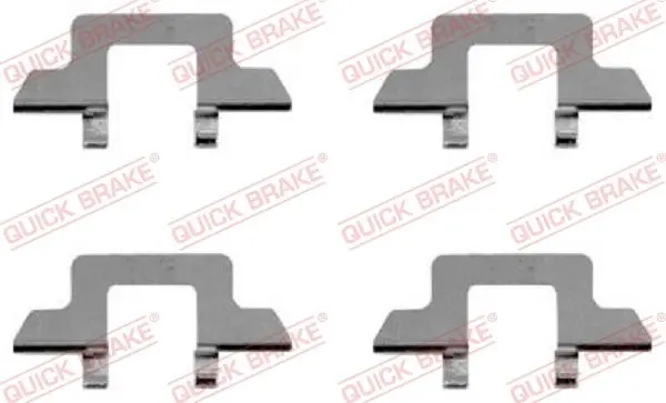 Set accesorii, placute frana QUICK BRAKE 109-1242