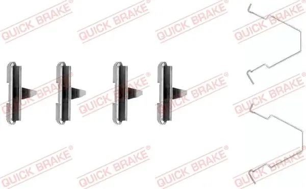 Set accesorii, placute frana QUICK BRAKE 109-1270