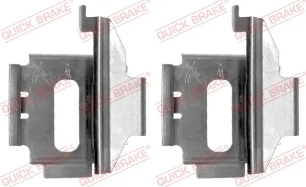 Set accesorii, placute frana QUICK BRAKE 109-1282