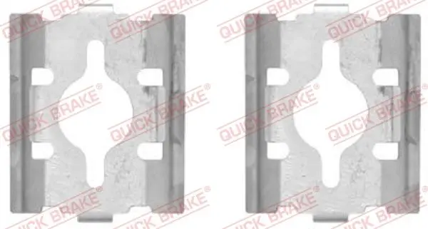 Set accesorii, placute frana QUICK BRAKE 109-1600
