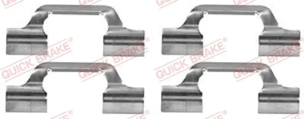 Set accesorii, placute frana QUICK BRAKE 109-1685