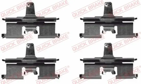 Set accesorii, placute frana QUICK BRAKE 109-1692