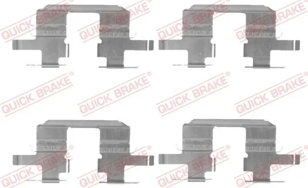 Set accesorii, placute frana QUICK BRAKE 109-1711