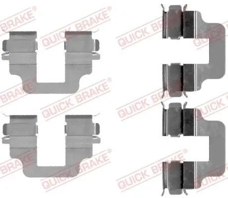 Set accesorii, placute frana QUICK BRAKE 109-1712