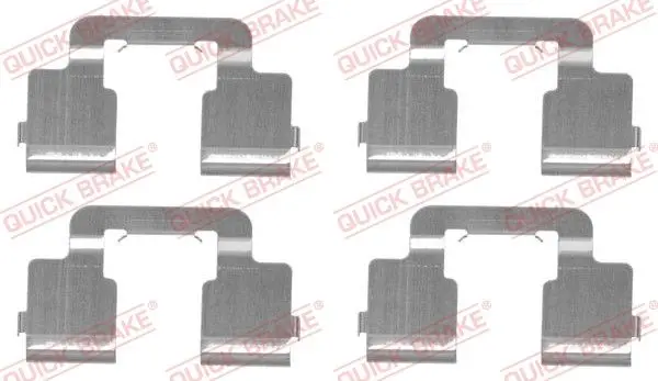 Set accesorii, placute frana QUICK BRAKE 109-1733
