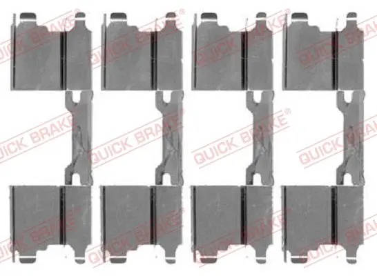Set accesorii, placute frana QUICK BRAKE 109-1762