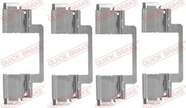 Set accesorii, placute frana QUICK BRAKE 109-1774