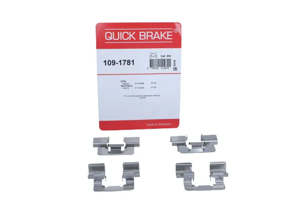 Set accesorii, placute frana QUICK BRAKE 109-1781